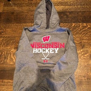 Wisconsin Hockey Under Armour Hoodie